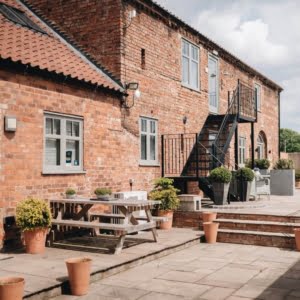 Outside The Old Granary Lincolnshire